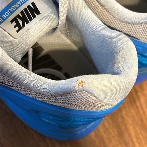 Nike Lunarglide 6 Gray with Yellow Accents Sz. 8.5 - Picture 10 of 11